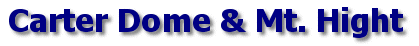 Carter Dome & Mt. Hight