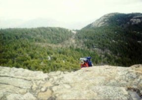 Rob summiting WAY after the rest of us