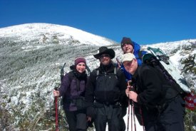 Everyone with Ike in the background